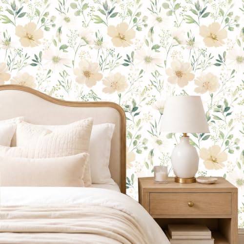 Floral Peel and Stick Wallpaper 17.7in x 70.8in - Image 4