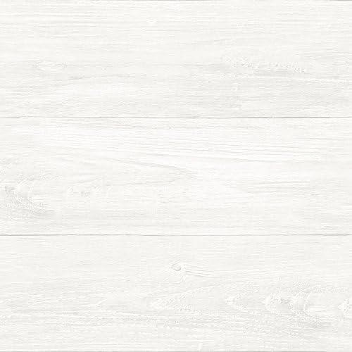 NuWallpaper Reclaimed Shiplap Peel and Stick Wallpaper, Self Adhesive Wall by NuWallpaper