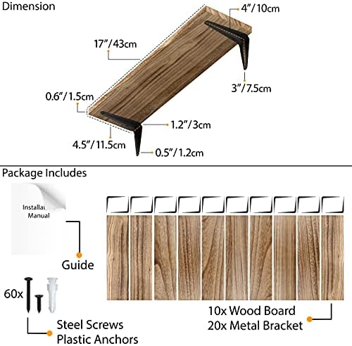 Wallniture Arras Wood Floating Shelves - Image 6