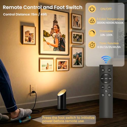 2 Pack Dimmable Uplights Indoor Floor Can Lights - Image 2