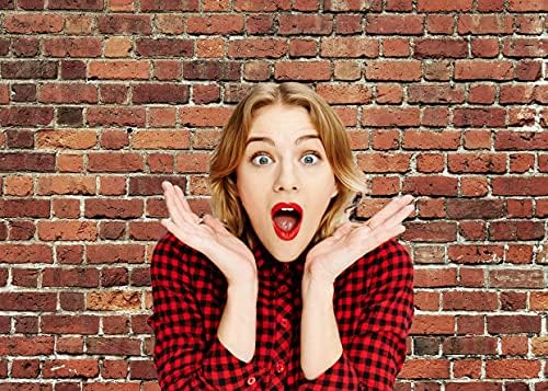 AIIKES 8x6FT Red Brick Wall Photography Backdrop Thin Vinyl Photo Backdrops - Image 4