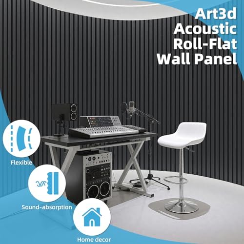 Art3d Roll-Flat Design Acoustic Wood Slat Wall Panel - Image 5