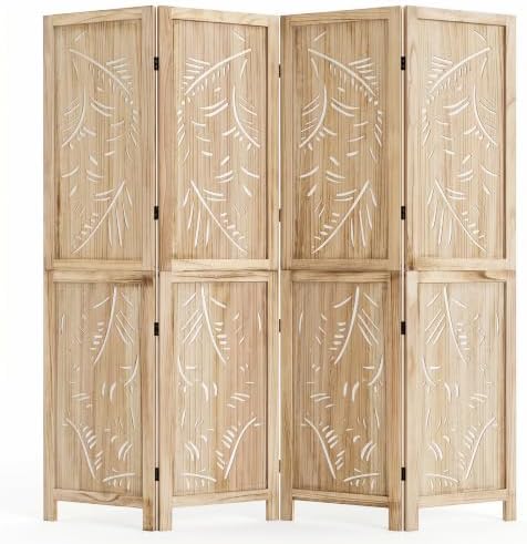 GIANTEX 4 Panel Boho Room Divider by Giantex