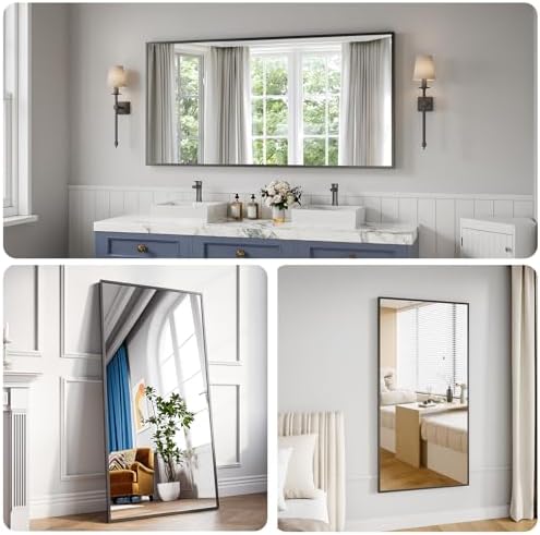 Koonmi 30"x60" Bathroom Mirror for Over Sink, Modern Large Vanity Mirror - Image 3
