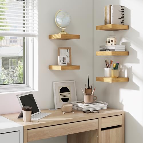 Floating Shelves for Wall, Wall Mounted Wood Shelves - Image 4