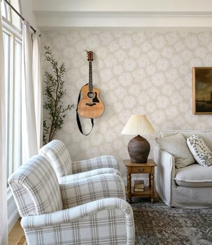 Dimoon Self-Adhesive Peel and Stick Contact Paper Cottage Wallpaper Light Brown - Image 2