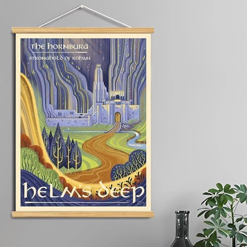 Middle Earth Landscape Wall Art Prints Canvas PaintingFantasy Posters, Wall - Image 2