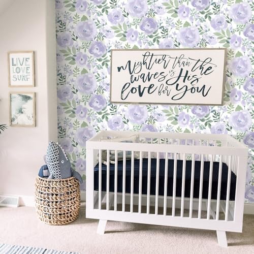 Orainege Peony Floral Wallpaper Peel and Stick Wallpaper Self Adhesive - Image 3