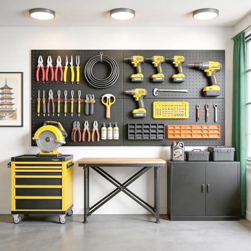 2 Pack Metal Pegboard Panels 24" x 12" - Image 2