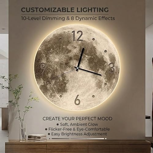 20-Inch 3D Moon Clock - Image 4
