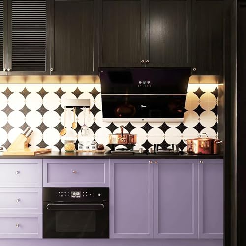 Yasinet Purple Wallpaper Solid Color Peel and Stick Wallpaper Purple Contact - Image 5