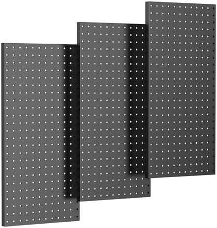 TORACK 3-Pack 12x24 inch Metal Pegboard Panels by TORACK