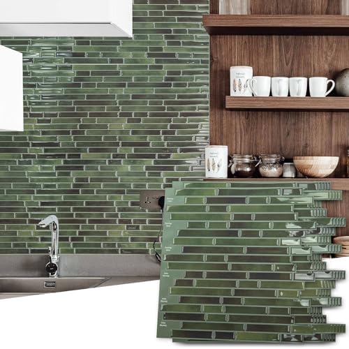 Art3d Peel and Stick Stone Design Wall Tile, 12 x 12 Inch by Art3d