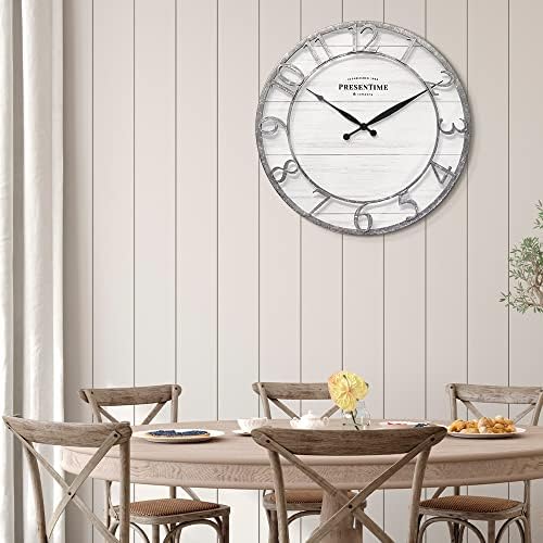 Presentime 21" Farmhouse Series Wall Clock - Image 4