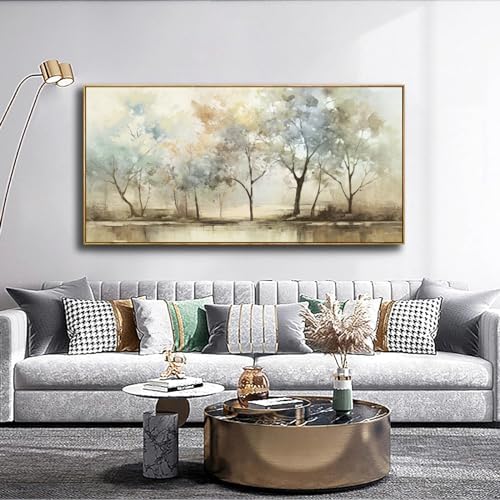 VHMING Abstract Wall Art Artwork Retro Trees Pictures Decor Canvas Painting - Image 7