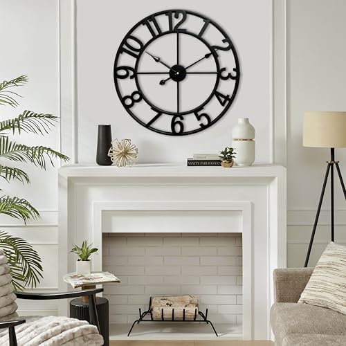 CLXEAST Silent 24 Inch Wall Clocks - Image 6