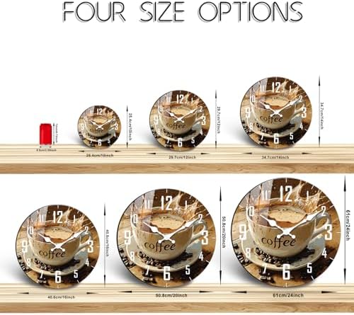 Round Farmhouse Wall Clock - Image 5