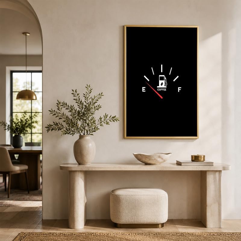 InkFlow Posters Coffee Gauge Canvas Poster - Image 6