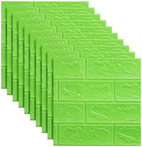 10PCS 3D Brick Wall Panel by LKXHarleya