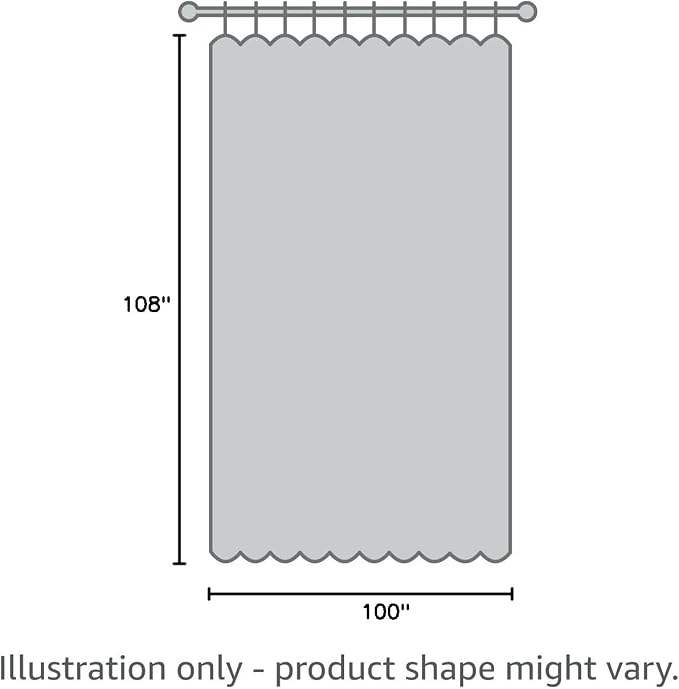 Room Divider Curtains for Ceiling Track Rod, 8.3 ft Wide x 9 ft Tall, Cream - Image 7