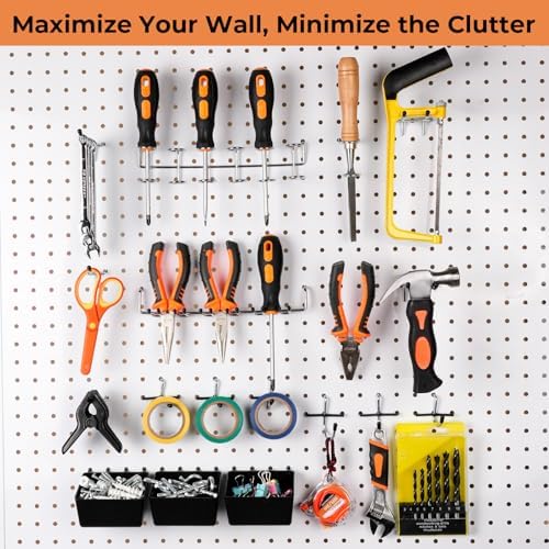 INCLY 120PCS Pegboard Accessories Organizer Kit - Image 2