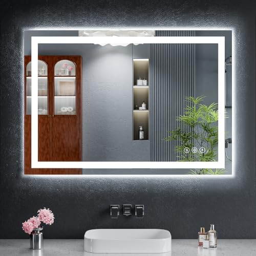 28"x40" LED Bathroom Mirror by MYSUNORIA