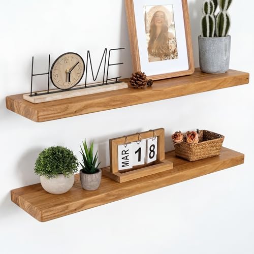 Marsmiles 30in Wall Mounted Floating Shelves by Marsmiles