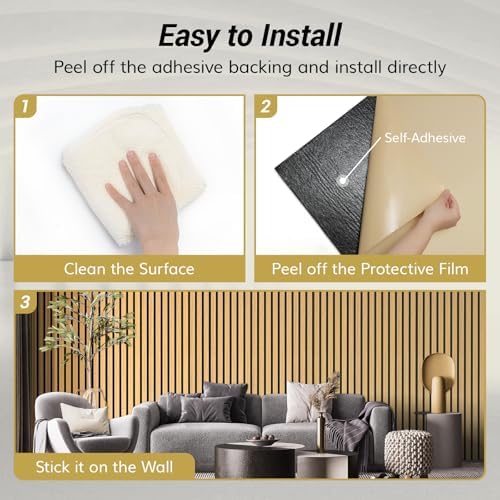 TONOR Dual-Layer Thickened Acoustic Wall Panels-4 Pack 47.2"x23.6"x0.72 - Image 5