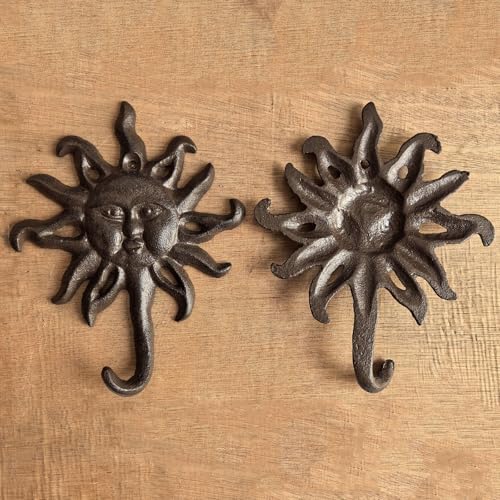 Cast Iron Hook, Sun Shape - Image 4