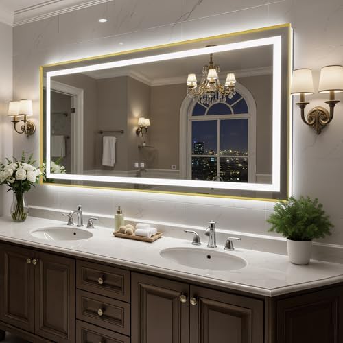 72X36 Inch LED Bathroom Mirror by SHUAFA