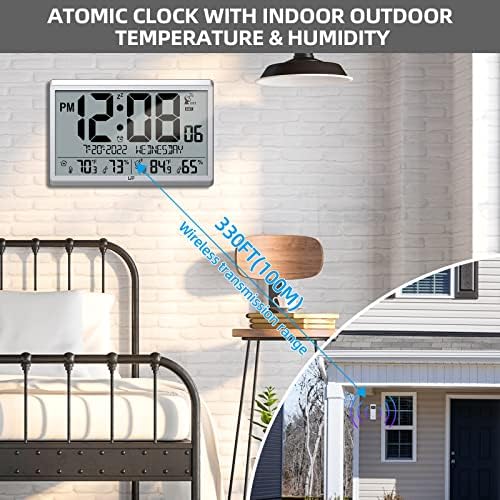 LFF Atomic Clock/Never Needs Setting, Digital Wall Clock - Image 6