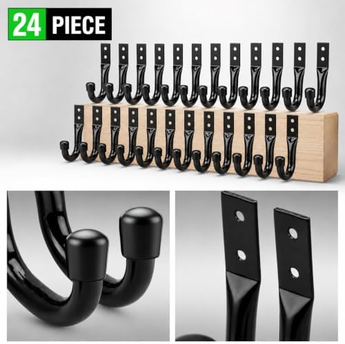 24-piece Heavy Duty Garage Storage Hooks, Bike Hooks - Image 3
