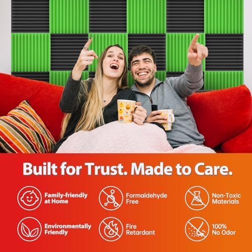 54 Pack Acoustic Panels – Sound Proof Foam Panels - Image 5