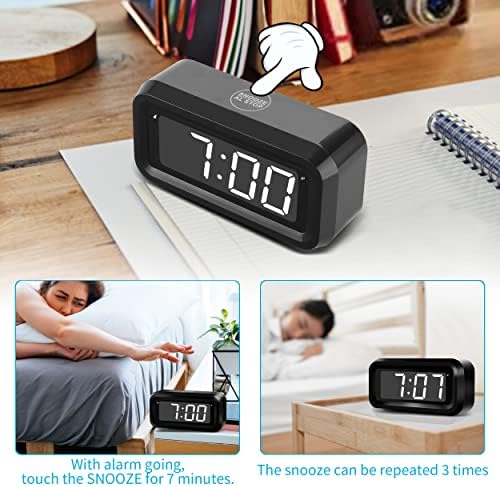 KWANWA Kids Alarm Clock, Auto-Night Mode, Wall-Mount/Table-top - Image 3