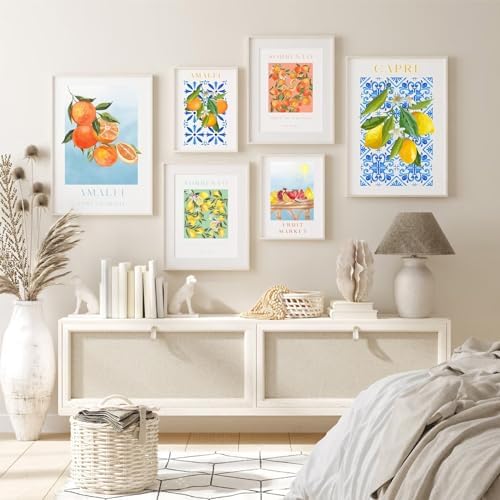 Baccone Fruit Wall Art Kitchen Artwork Wall Decor Fruit Market Prints Poster - Image 3