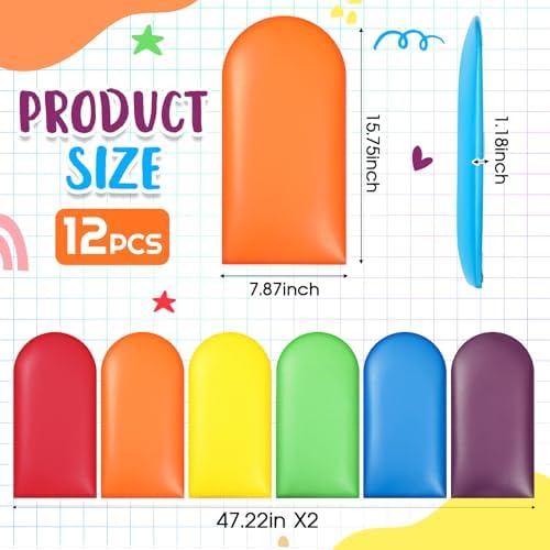 Jetec 12 Pcs Kids Wall Padding Panels, 1.18 Inch Thick Foam Wall Protector - Image 3
