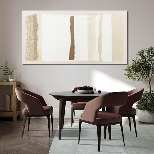 Neutral Wall Art Brown And White Wall Art Decor Artwork - Image 3