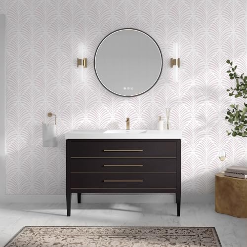 Safiyya Peel and Stick Wallpaper Boho Contact Paper 17.3"x196" Pink Geometric - Image 3