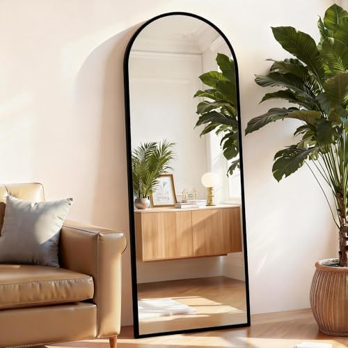 Arched Full Length Floor Mirror by Aidoly