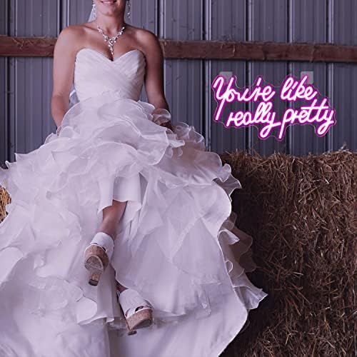 Lucunstar You're Like Really Pretty Neon Sign Led Sign Pink Led Neon Light - Image 4