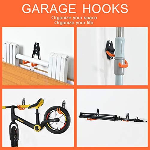 AOBEN Garage Hooks Heavy Duty, Steel Garage Storage Hooks, Utility Tool Hangers - Image 6