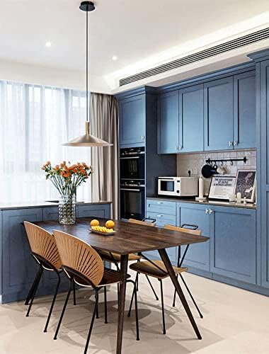 Dimoon 394''x17.7'' Blue Peel and Stick Wallpaper Contact Paper Modern Self - Image 6