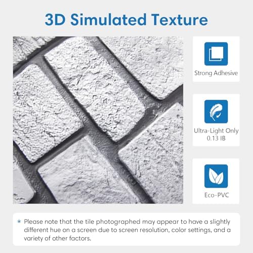 COMSTICKC 3D Faux Stone Wall Panels Peel and Stick - Image 3