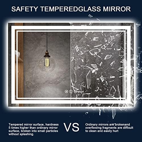 84x40 Inch LED Bathroom Mirror - Image 6