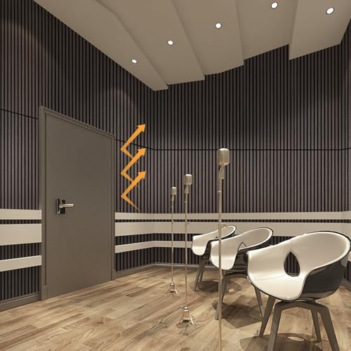 Wood Panels for Wall Acoustic Slat Wall Panels 2-Piece 47.2"×23.6" 3D Fluted - Image 3