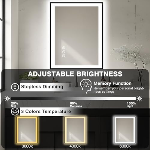 EchosLife 28x32 LED Bathroom Mirror - Image 5