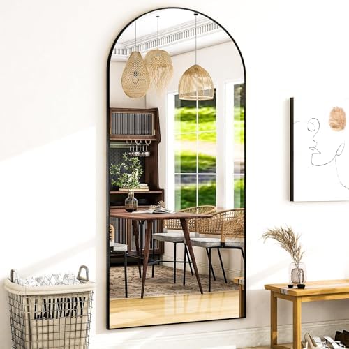 Full Body Mirror 26x71 inch Arched Full Length Mirror - Image 3