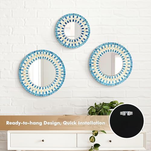 Handmade Mother of Pearl Mirror - Image 6