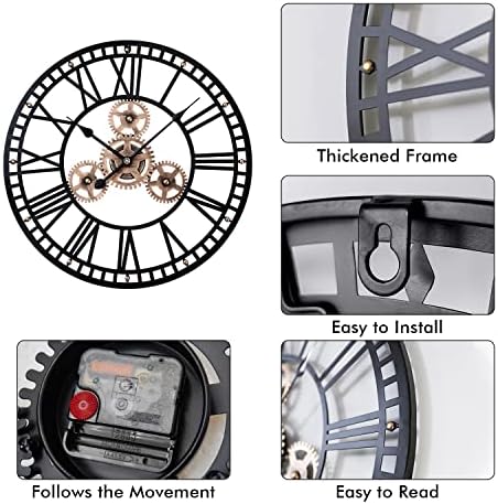 Large Wall Clock for Living Room - Image 3
