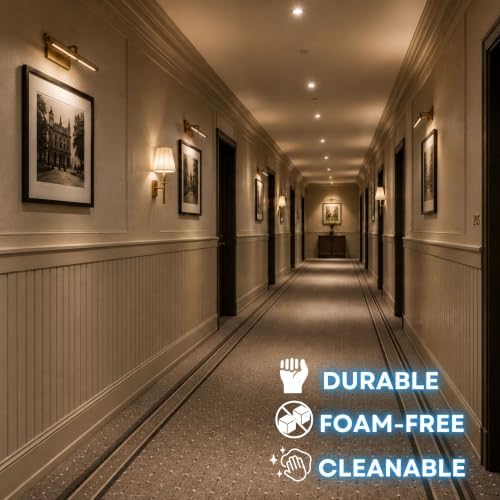 TUALCA Beadboard Accent Wall Panels Kit, Pre-Cut Wainscoting, 15 Sq Ft - Image 3
